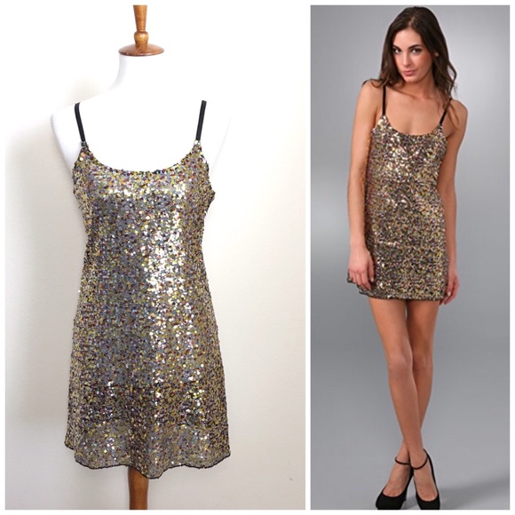 Free People Dresses & Skirts - Intimately FREE PEOPLE Confetti Sequin Slip Dress!